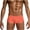 Orange, variant on Jalioing Mens Boxer Underwear Breathable Low Rise Boxer Briefs Comfortable Stretchy Short Leg Trunks Underpants