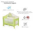 thumbnail image 4 of Cuna Corral Plegable con Cambiador y Dos Niveles D´Bebe - Verde, 4 of 7