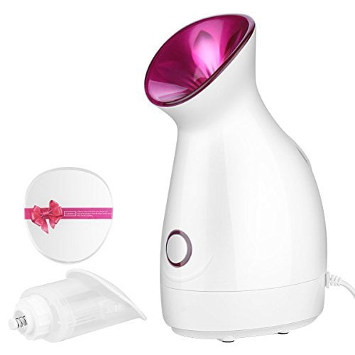 Alexa & Katie Facial Steamer, Nano Ionic Hot Mist Moisturizing