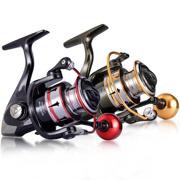 Sougayilang Fishing Reel 5.2:1 Gear Ratio Adjustable Handle High Speed 12  BB Bearing Fishing Rotary Reel