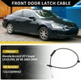 thumbnail image 2 of No.72131SDNA02 Reemplazo del cable de manija de puerta delantera derecha interior para Honda Accord 2Door Coupe LX EX EXL SE V6 2003 2004, 2 of 7