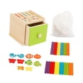 thumbnail image 4 of Caja de clasificación de forma de color de madera Reconocimiento de color Educational Educational Learning para niños pequeños Estilo D, 4 of 9