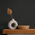 thumbnail image 3 of Tempaper Textured Horizontal Faux Grasscloth Black Peel and Stick Wallpaper, 20.5" x 16.5', 3 of 10