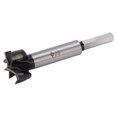 thumbnail image 1 of Flat Wing Drill Bit, 25mm 4 Teeth Forstner Hinge Drill Bit 3 Flute  for Plastic, 1 of 8