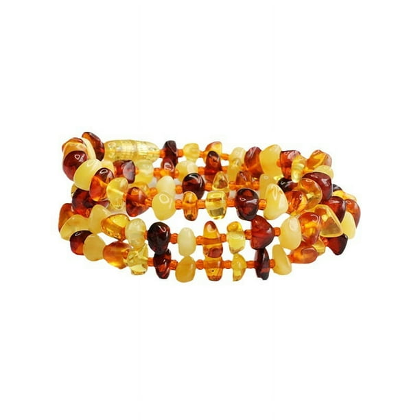 Collar de ámbar báltico natural para adultos mujeres o hombres/forma barroca cuentas de ámbar pulido ámbar certificado