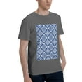 thumbnail image 2 of Bingfone Stylized Flowers Vintage Boho Men'S Loose Fit Short-Sleeve Pocket T-Shirt, 2 of 7