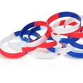 thumbnail image 2 of GAXIRE 5Pcs Independence Day Wristband Silicone Hand Rings Unisex Decoration, 2 of 8