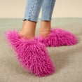 thumbnail image 7 of Women's Curly Furry Slippers, Indoor Thermal Cozy Fuzzy Shoes, Warm Bedroom Floor Plush Slippers With Non-slip Sole, 7 of 7