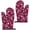 Football and Trophy, variant on Football and Triangle Turquoise Cute Oven Mitts 2-Pack Set, Heat Resistant Kitchen Gloves for Oven, 7.7"x12"