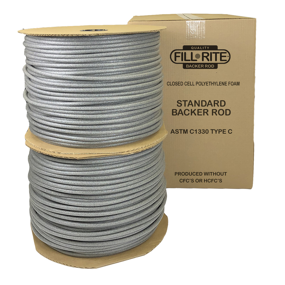 FILLRITE PreCaulking Filler Rope Backer Rod Roll Bulk, 2500 Feet