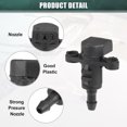 thumbnail image 5 of Unique Bargains 2 Pcs Windshield Wiper Washer Nozzle Spray Jet Fit for Kia Forte 2014-2018 No.986303X000 Black, 5 of 6