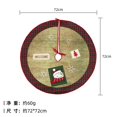 thumbnail image 1 of Colgantes de lino para árbol de Navidad, adornos de lazo, decoración de Feliz Navidad, Feliz Año Nuevo, 1 of 4
