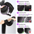 thumbnail image 4 of Typpkmm Extensiones De Cabello Humano BrasileñO Liso En Paquetes De 32 Pulgadas, 4 of 6