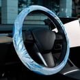 thumbnail image 6 of Christmas Snowflakes 14.5 Inch Printing PVC Leather Car Wheel Covers Steering Wheel Covers Auto Accessories, 6 of 6