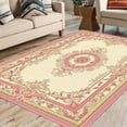 thumbnail image 2 of 1PC Floral Patterned Area Rug Partial Carpet, Lightweight Washable Easy-to-Manage Carpet Mat Festival Gift, Suitable for Living Room, Bedroom, Dining Room, Office, Balcony, Room Accessones, 2 of 8