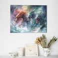 thumbnail image 6 of Naloa Ink Style Wave Dragon Print Canvas Picture,Wall Pictures, Modern Decorative Poster,Art Prints for Bedroom, Toilet, 40 x 30 cm, Built-in Wooden Frame, 6 of 6