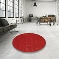 thumbnail image 4 of Ahgly Company Machine Washable Indoor Rectangle Contemporary Neon Red Area Rugs, 3' x 5', 4 of 7