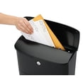 thumbnail image 4 of Architectural Mailboxes 2572B-10 Princeton Locking Wall Mount Mailbox, Medium, Black, 4 of 7