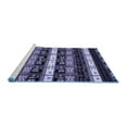 thumbnail image 2 of Ahgly Company Machine Washable Indoor Rectangle Abstract Blue Modern Area Rugs, 3' x 5', 2 of 4
