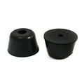 thumbnail image 1 of Patas de goma cónicas universales negras para muebles de hogar, arandelas de tope, cepillo 50mmx30mm 2Pcs, 1 of 1