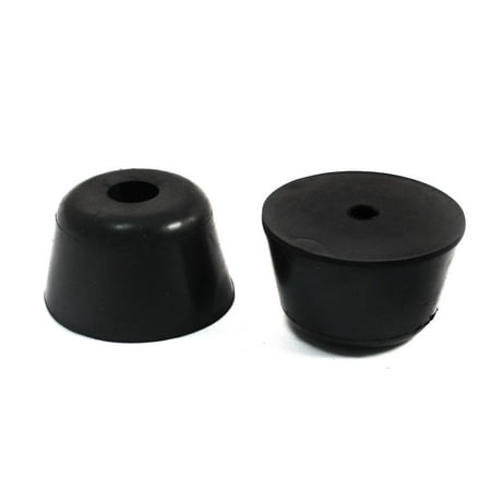

Unique Bargains Home Furniture Black Rubber Feet Tapered Washer Brushing 50mm x 30mm 2 Pcs