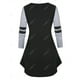 thumbnail image 2 of Talla grande Halloween Skull Imprimir tee Rosegal Mangas largas de talla grande, 2 of 5