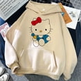 thumbnail image 4 of Sudadera con capucha de los años 90, sudadera gótica Y2k, sudadera con capucha de Hello Kitty, sudadera de anime japonés, sudadera de Sanrio, ropa, tops, sudadera, ropa de calle, 4 of 5