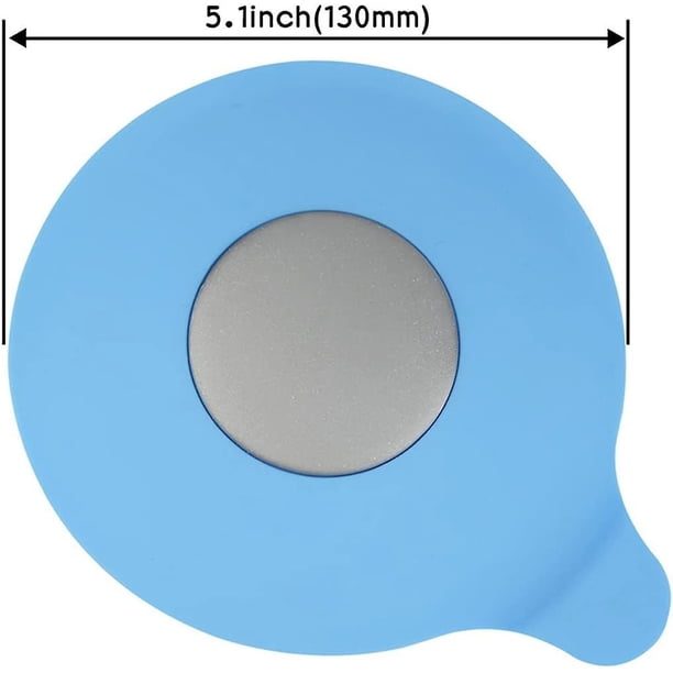 Tapón para fregadero de cocina, tapón de silicona para bañera, juego de lavabo, tapón de agua de goma, boca de succión para cocinas, baños, tapón de lavandería (azul) Banban LingWen 9024735520214