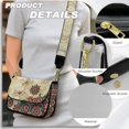 thumbnail image 5 of ZUXONGSY Retro Boho Mandala Dragonfly Print Shoulder Bag for Women PU Leather Crossbody Travel Purse Mini Satchel with Adjustable Wide Strap for Daily Use Shopping, 5 of 7