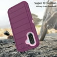 thumbnail image 2 of Asuwish Compatible with Samsung Galaxy A36 5G / A56 5G Phone Case Hybrid Rugged Shockproof Hard Protective Drop Proof Full Body Heavy Duty Mobile Cell Cover for A 36 A 56 G5 Women Men Purple, 2 of 5