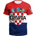thumbnail image 1 of Camiseta de fútbol de la Copa Mundial de fútbol para hombre, camiseta de fútbol, Tops Fan 2022croatia 2xl-- BmatwkZeng Bmatwk Jersey, 1 of 4