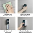 thumbnail image 4 of 2pcs Toothbrush Holder, Toothpaste Dispenser Wall Mount, Toothpaste Squeezer, 4 of 6