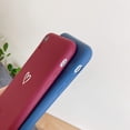 thumbnail image 3 of Case for iPhone XR, 6.1-Inch, Girls Cute Heart Matte Silicone Case Protective Bumper Shockproof Slim Soft Phone Cover Compatible with iPhone XR - Blue, 3 of 4