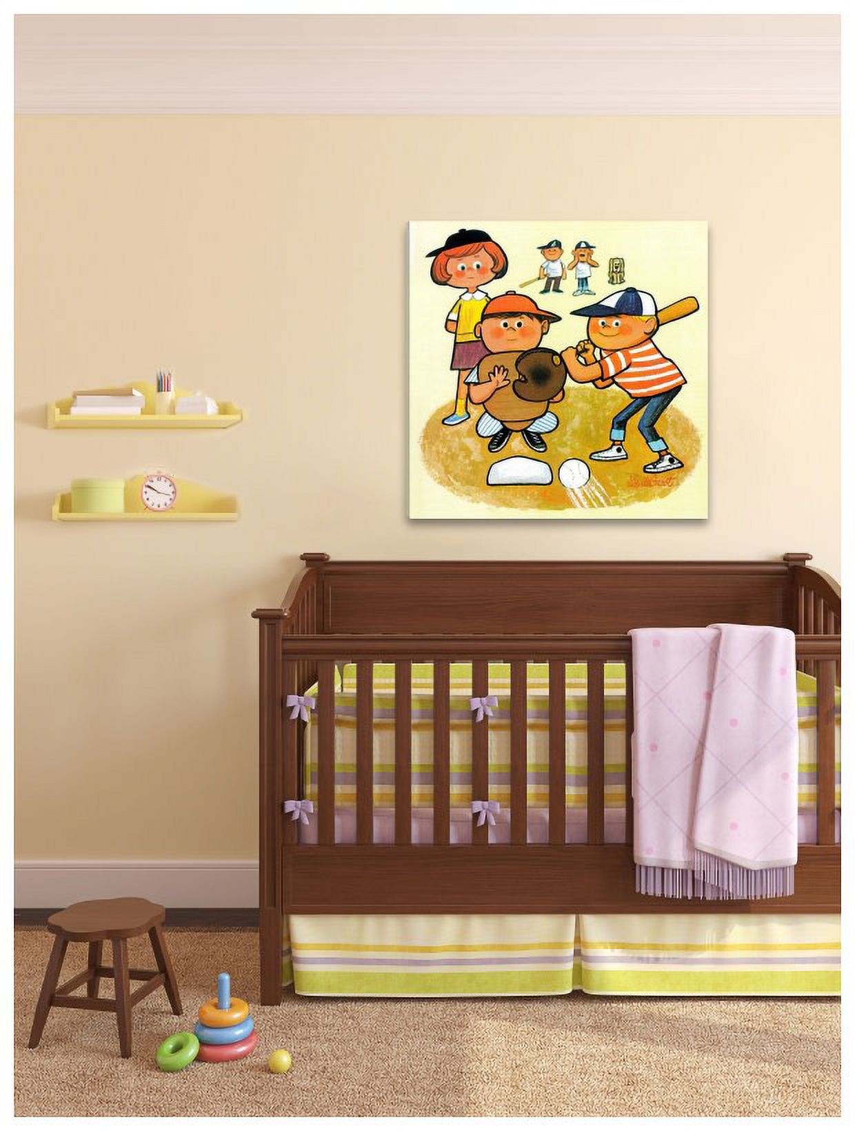 Marmont Hill "Baseball Team" by Curtis Painting Print on Canvas