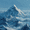 Everest, variant on Abstract Blue Mosque Istanbul Canvas Turkish Landmark Home Wall Decor Print