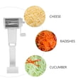 thumbnail image 3 of FELTECHELECTR Rallador de queso rotatorio manual de 1 pieza, cortador multiusos de acero inoxidable para cocina., 3 of 6