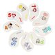 thumbnail image 1 of 9 fundas protectoras para cabezas de palos de golf de hierro Blanco, 1 of 9