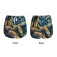thumbnail image 3 of Balery Astronaut Starry Night Pantalones cortos deportivos para mujer con forro y dos bolsillos, elásticos, para entrenamiento, gimnasio, yoga-Small, 3 of 7