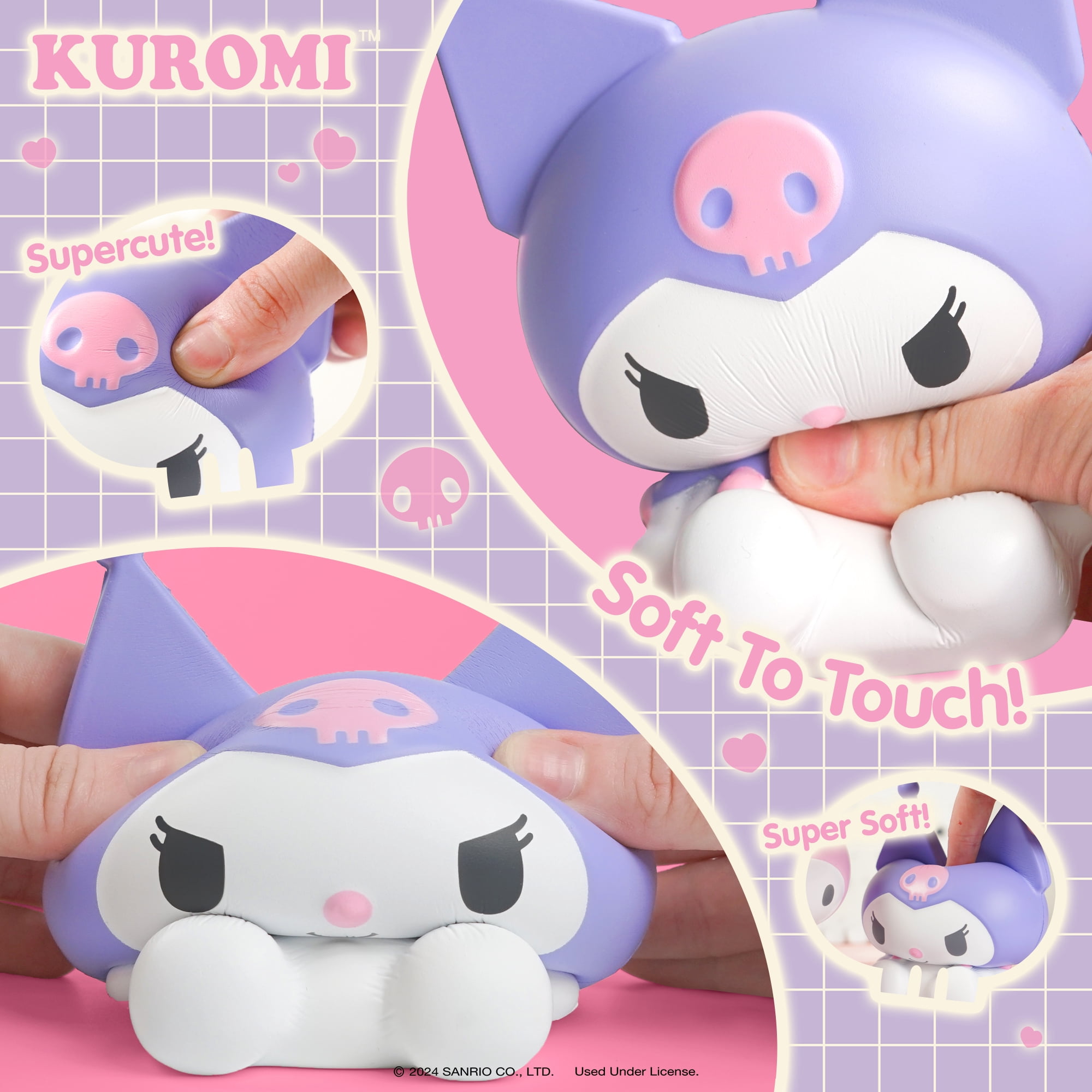 Hamee Sanrio SquiSHU Buddy - Kuromi Squishy Toy