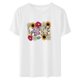 thumbnail image 3 of Camisetas de Manga Corta para Mujeres de Longitud Regular de Poliéster Sólido, Camiseta de Fiesta de Mayo Y Blusa Del Festival para la Primavera Y el Verano, 3 of 3
