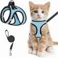thumbnail image 5 of 2pcs Adjustable Pet Harness & Leash Set, Breathable Mesh Cat Harness With Leash, Pet Supplies For Outdoor Walking, 5 of 9