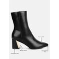 thumbnail image 6 of Kaira Metallic Accent Heel High Ankle Boots, 6 of 9