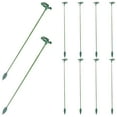 thumbnail image 6 of GUIYONG 12pcs Garden Plant Support Stakes Flower Plant Stakes Single Stem Support Ring Stakes For Potted Plants Plastic Flower Support Holders (Long), 6 of 6