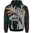 thumbnail image 3 of Sudadera con capucha de otoño para hombre, sudadera con capucha con estampado de guerrero gótico y calavera, sudadera con capucha para hombre, ropa Y2k, sudaderas, ropa, 3 of 5