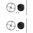 thumbnail image 4 of KAIYANG Paquete de 2 expositores giratorios para joyas, organizador de joyas con 23 ganchos, color negro, 4 of 5