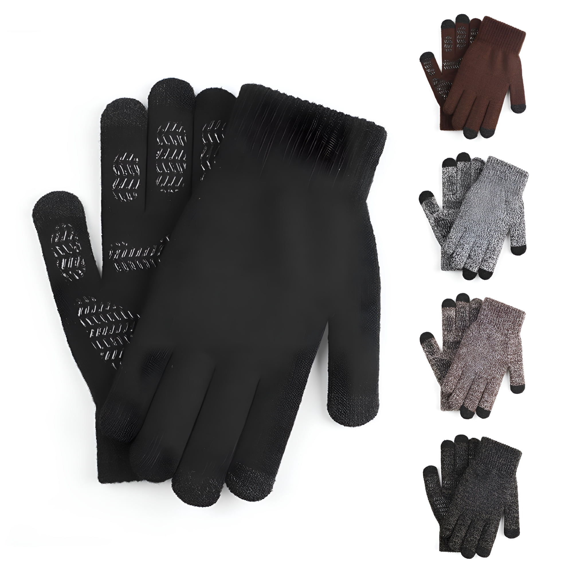 TELOLY 2026 New Wool Glove Liner - Warm Base Layer - Ski Liner Glove - 3 Season Wear - Multiple Colors and Sizes for Outdoor Activities,Skiing,Hiking,Winter Sports,Casual Wear.