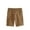 Khaki, variant on Boy-Girl Children's Sports Style Five-Point Pants Solid Style Loose Versatile Children's Sports-Dry Pants