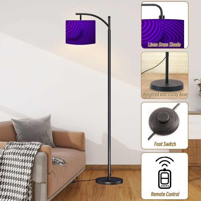 Amazon Table Lamps For Mens Bedroom Amazon Purple Standing Lamp