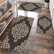 Kitchen Rugs Sets of 3 Non Slip Washable Kitchen Mats for Floor, Waterproof Kitchen Runner Rug, Floor Mat Carpet for Entryway, Laundry, Sink, Hallway, Bathroom