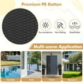 thumbnail image 6 of Costway 3 PCS Patio Furniture Set with Tempered Glass Coffee Table Washable Cushions Navy, 6 of 10
